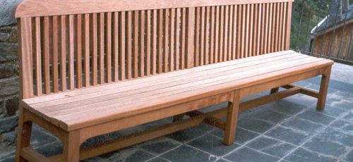 Banc de jardí per exteriors. . Fabricat  en fusta de teca .